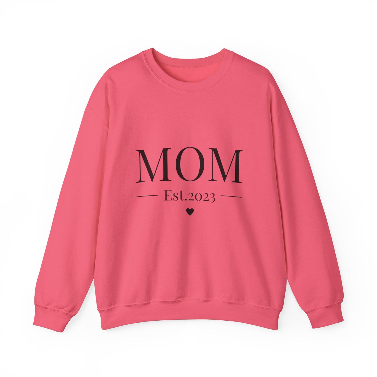 Mom Est. 2023 Crewneck Sweatshirt - Perfect Gift for New Moms