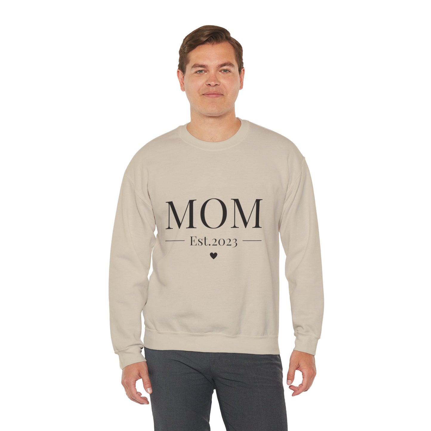 Mom Est. 2023 Crewneck Sweatshirt - Perfect Gift for New Moms