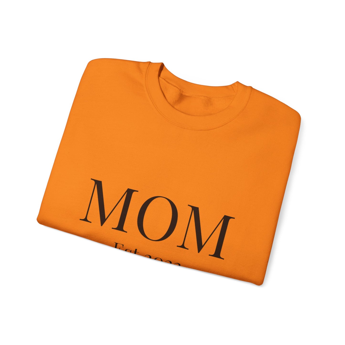 Mom Est. 2023 Crewneck Sweatshirt - Perfect Gift for New Moms