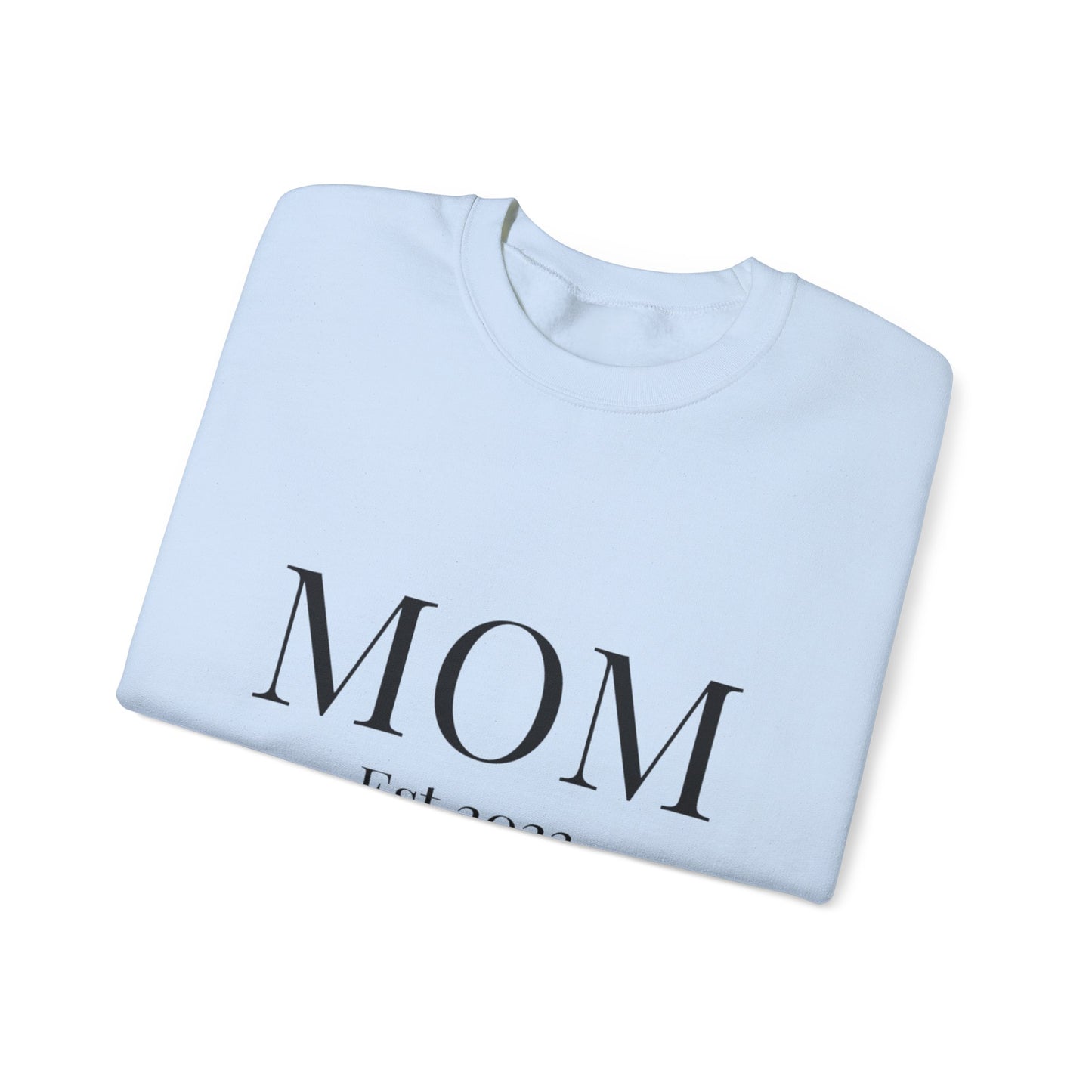 Mom Est. 2023 Crewneck Sweatshirt - Perfect Gift for New Moms