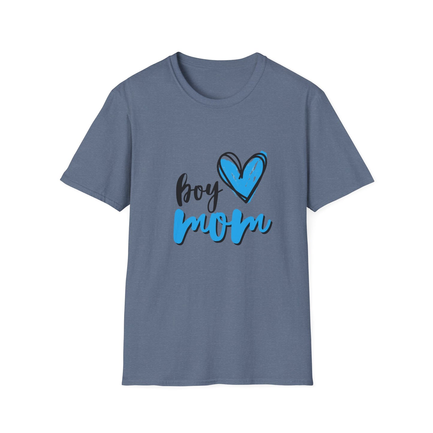 Boy Love Mom Unisex Softstyle T-Shirt | Perfect for Family Days and Celebrations