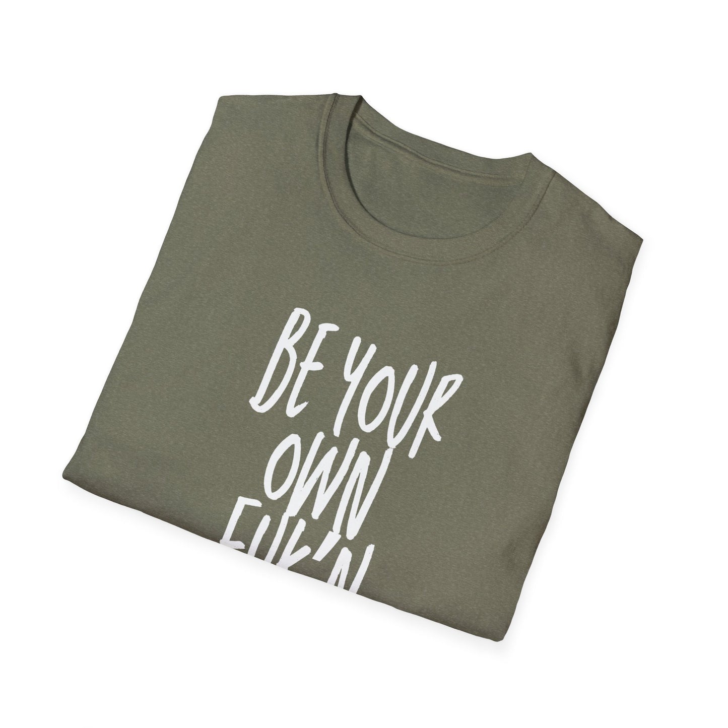Be Your Own Hero Unisex Softstyle T-Shirt, Casual Graphic Tee, Comfortable Daily Wear, Great for Gifting, Perfect for Holidays