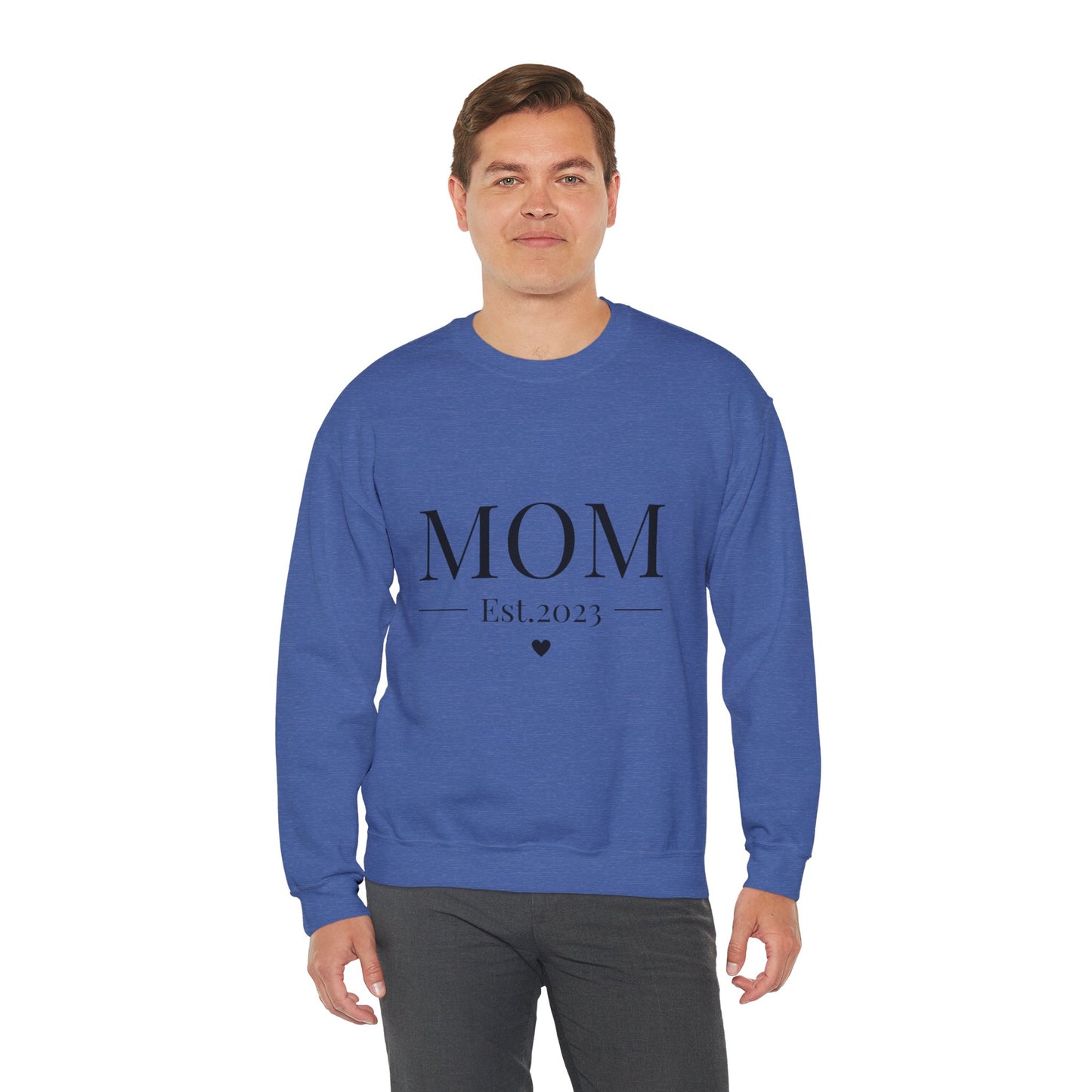 Mom Est. 2023 Crewneck Sweatshirt - Perfect Gift for New Moms
