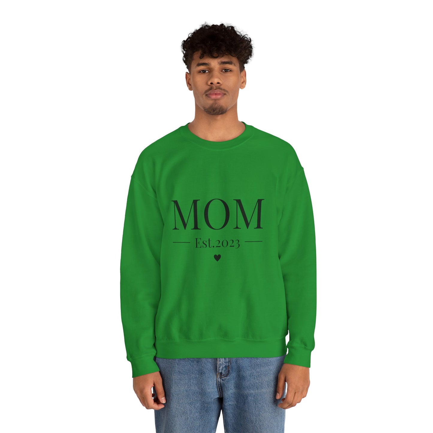 Mom Est. 2023 Crewneck Sweatshirt - Perfect Gift for New Moms
