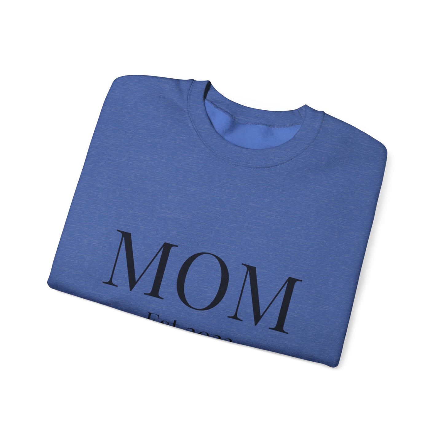 Mom Est. 2023 Crewneck Sweatshirt - Perfect Gift for New Moms