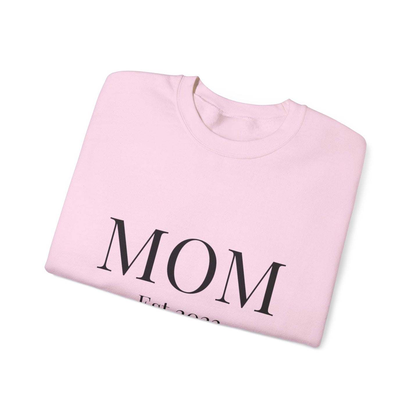 Mom Est. 2023 Crewneck Sweatshirt - Perfect Gift for New Moms