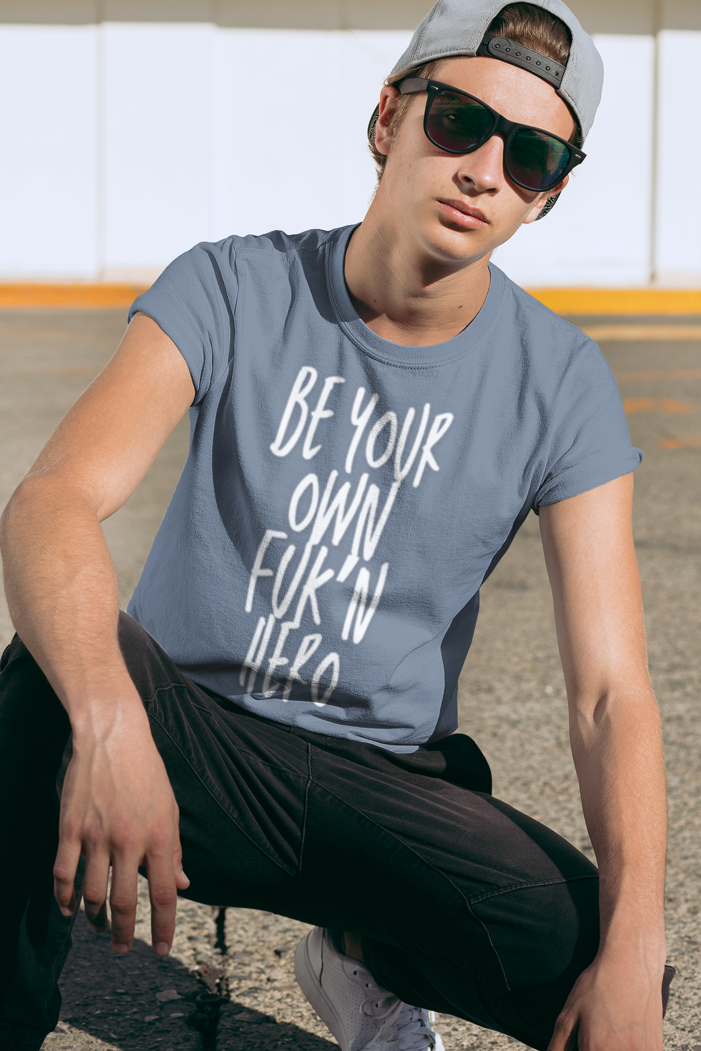 Be Your Own Hero Unisex Softstyle T-Shirt, Casual Graphic Tee, Comfortable Daily Wear, Great for Gifting, Perfect for Holidays