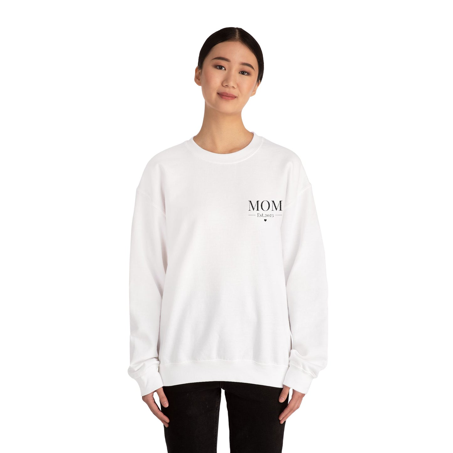 Mom Life Crewneck Sweatshirt - Cozy Unisex Pullover for Mother's Day