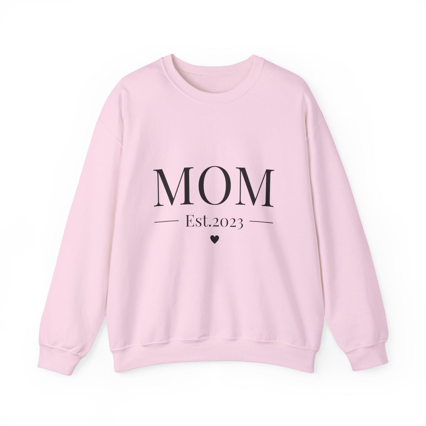 Mom Est. 2023 Crewneck Sweatshirt - Perfect Gift for New Moms