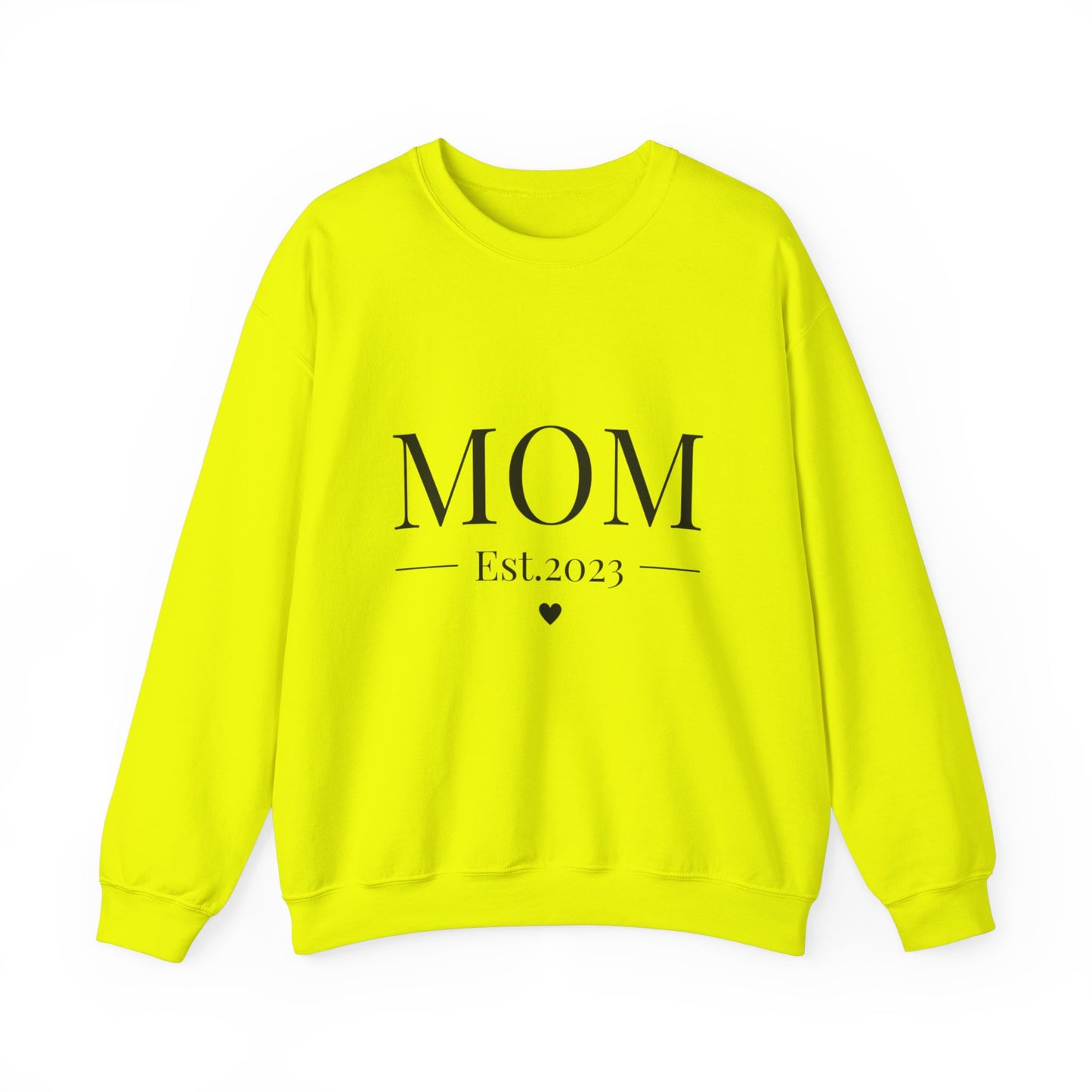 Mom Est. 2023 Crewneck Sweatshirt - Perfect Gift for New Moms