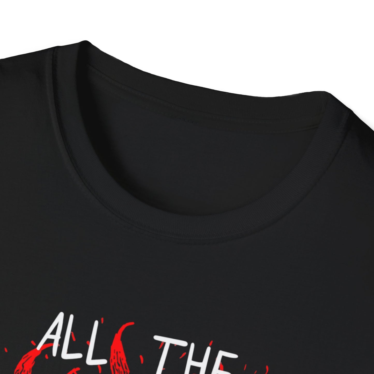 All the Good Ones Are Heart on Fire T-Shirt - Unisex Softstyle Tee with Inspirational Quote, Gift for Friends, Casual Wear, Birthday Present, Valentine's Day