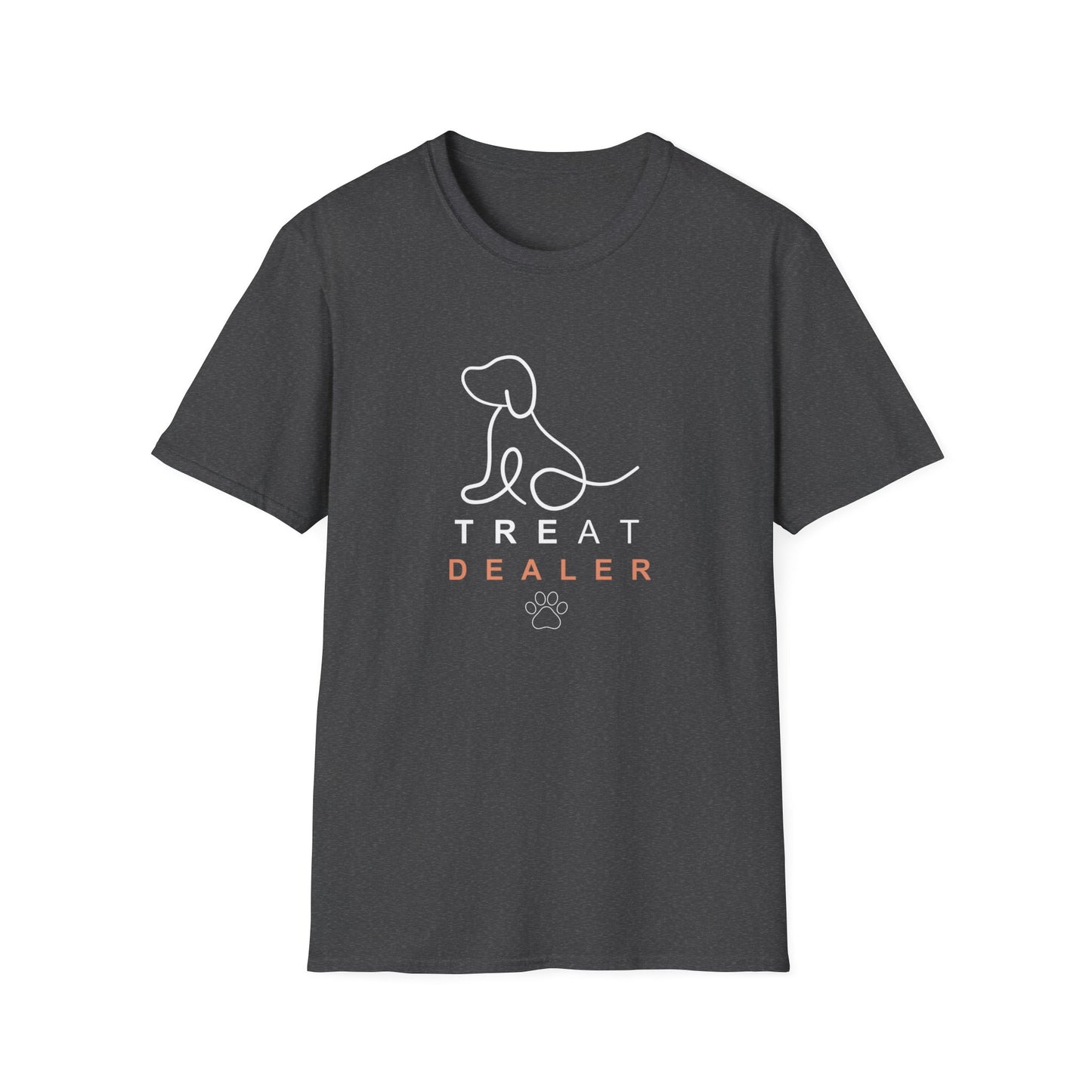 Treat Dealer Dog Lover's Unisex T-Shirt - 'Treat Dealer' Design, Pet Owner Gift, Cute Dog Apparel, Animal Lover Shirt, Dog Mom/Dad Tee, Casual Wear