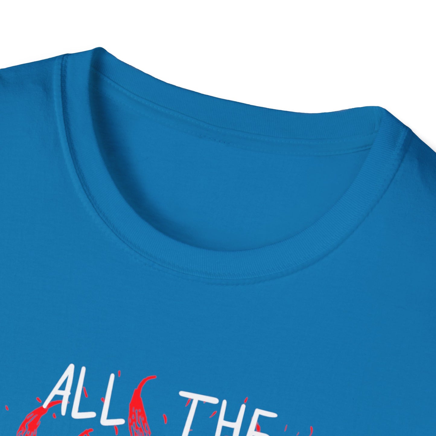 All the Good Ones Are Heart on Fire T-Shirt - Unisex Softstyle Tee with Inspirational Quote, Gift for Friends, Casual Wear, Birthday Present, Valentine's Day