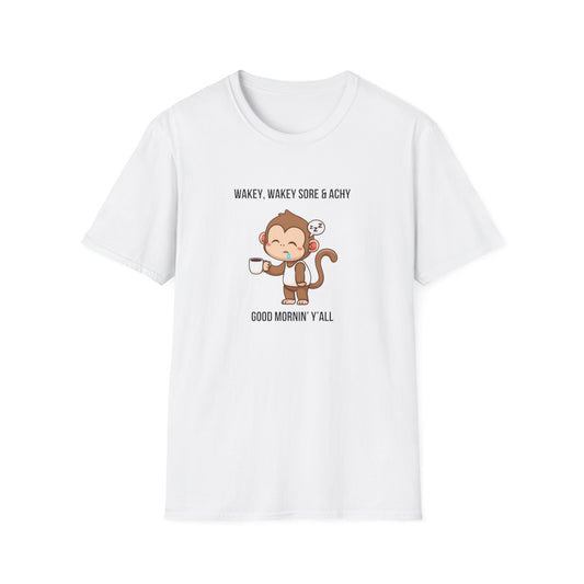 Unisex Softstyle T-Shirt wakey wakey sore and achy