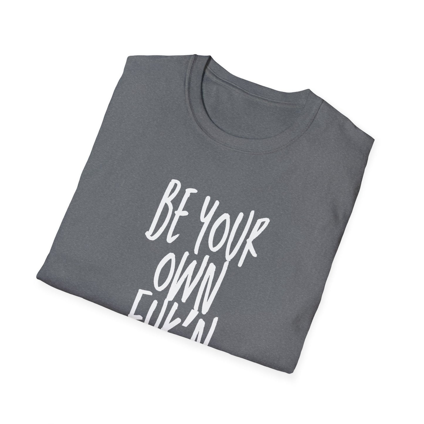 Be Your Own Hero Unisex Softstyle T-Shirt, Casual Graphic Tee, Comfortable Daily Wear, Great for Gifting, Perfect for Holidays