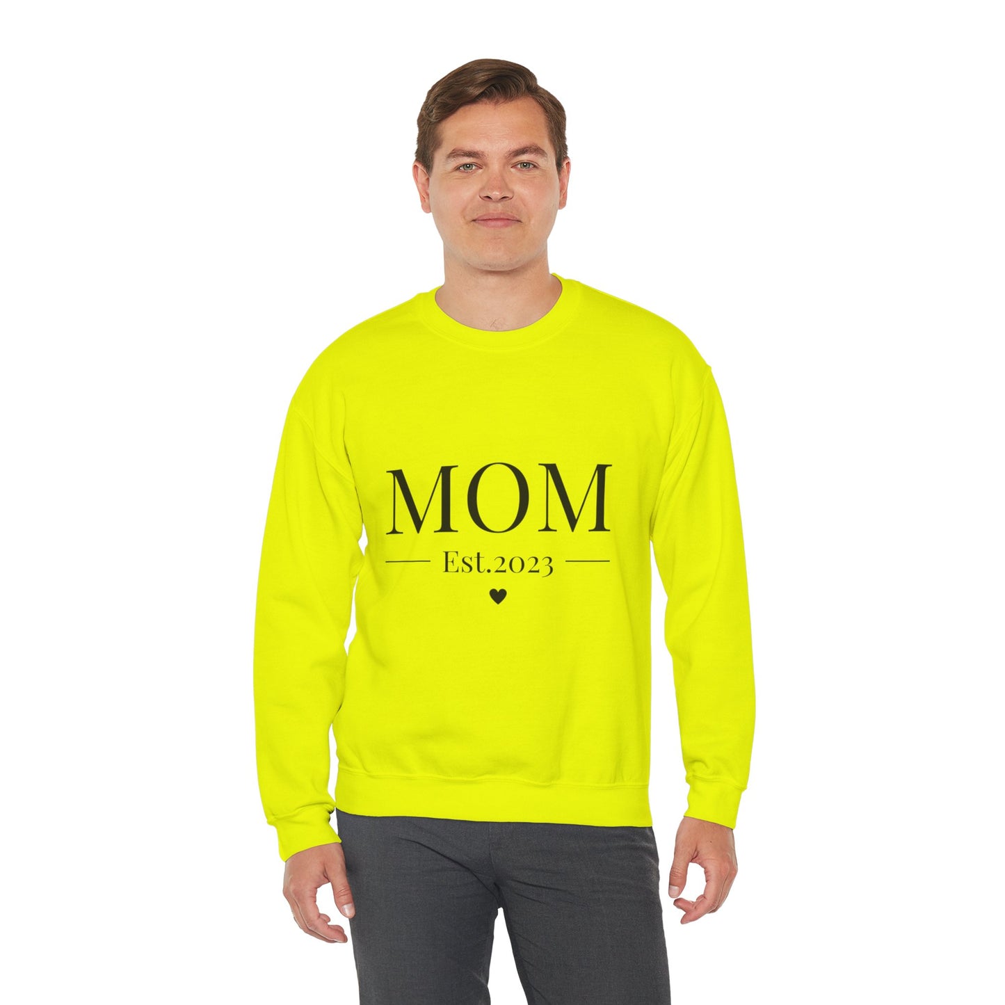 Mom Est. 2023 Crewneck Sweatshirt - Perfect Gift for New Moms