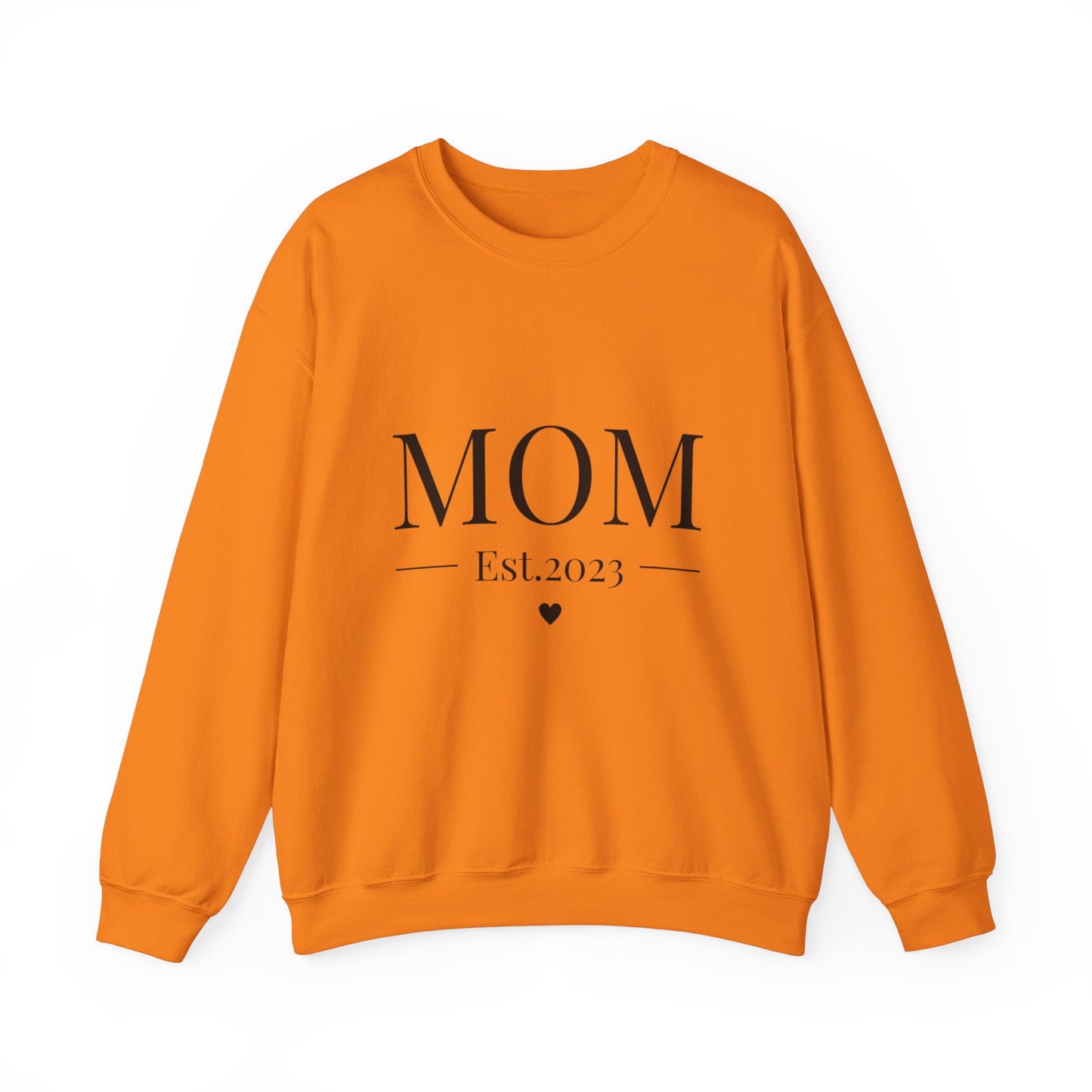 Mom Est. 2023 Crewneck Sweatshirt - Perfect Gift for New Moms