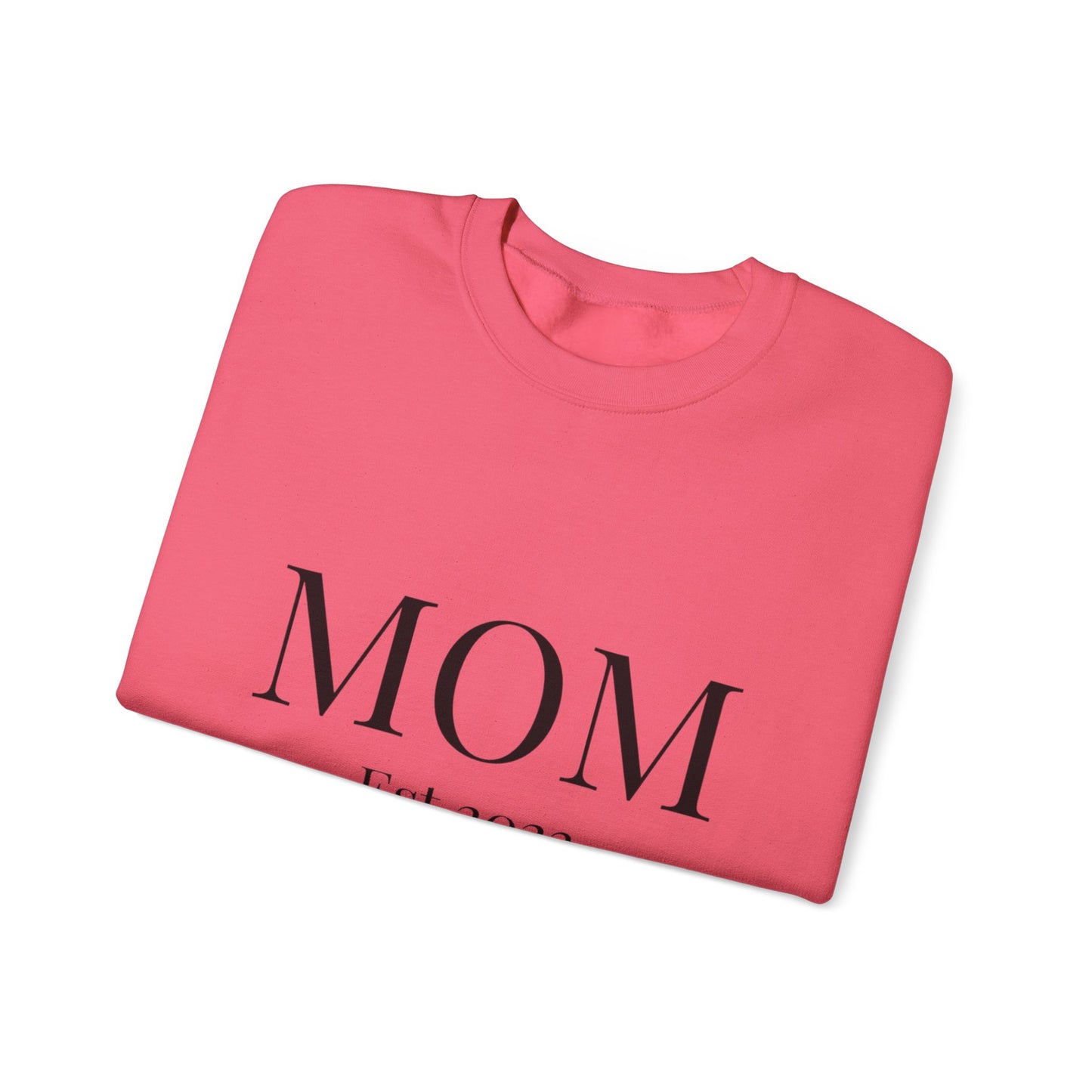 Mom Est. 2023 Crewneck Sweatshirt - Perfect Gift for New Moms