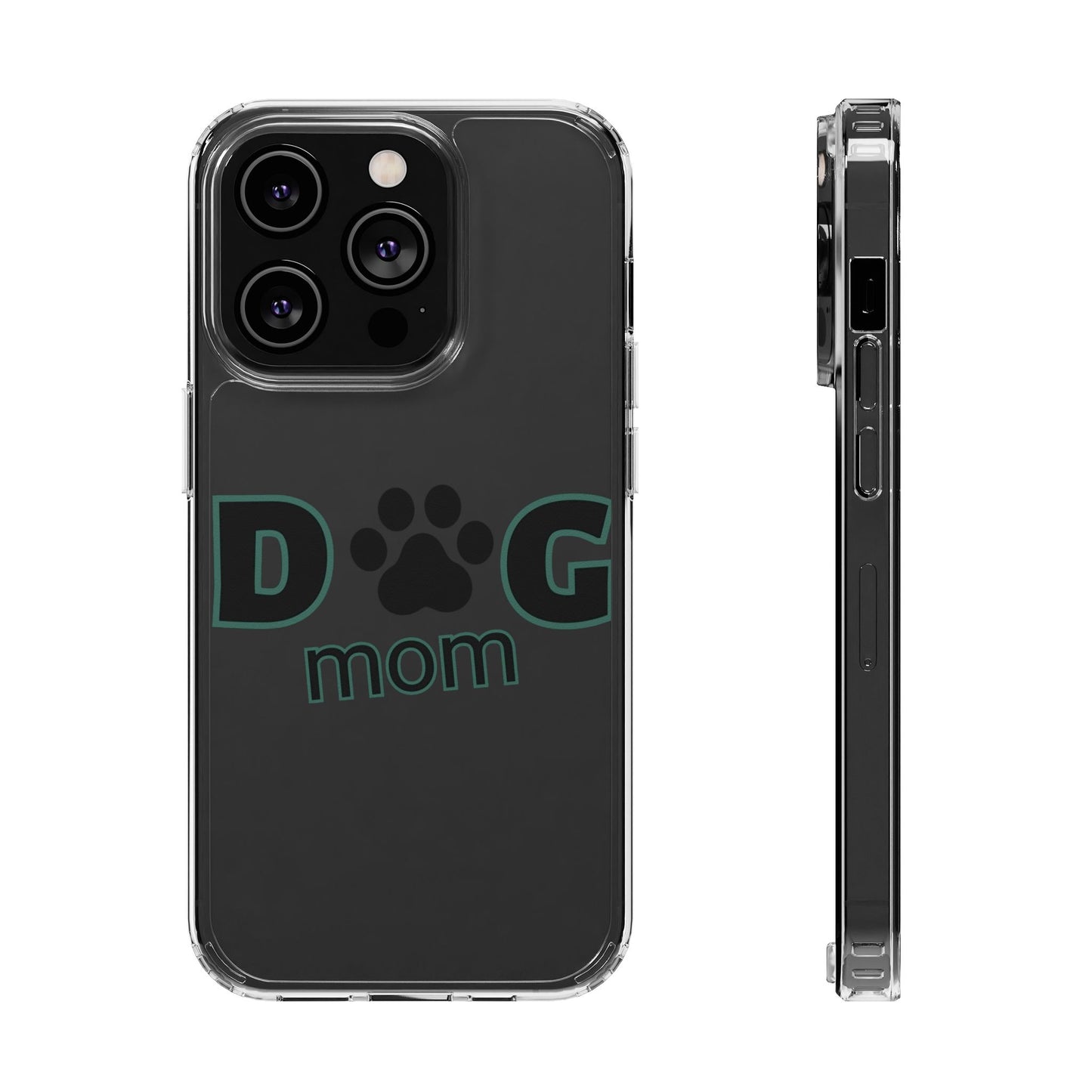 Dog Mom Clear Phone Case - Perfect Gift for Pet Lovers