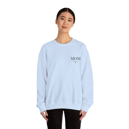 Mom Life Crewneck Sweatshirt - Cozy Unisex Pullover for Mother's Day