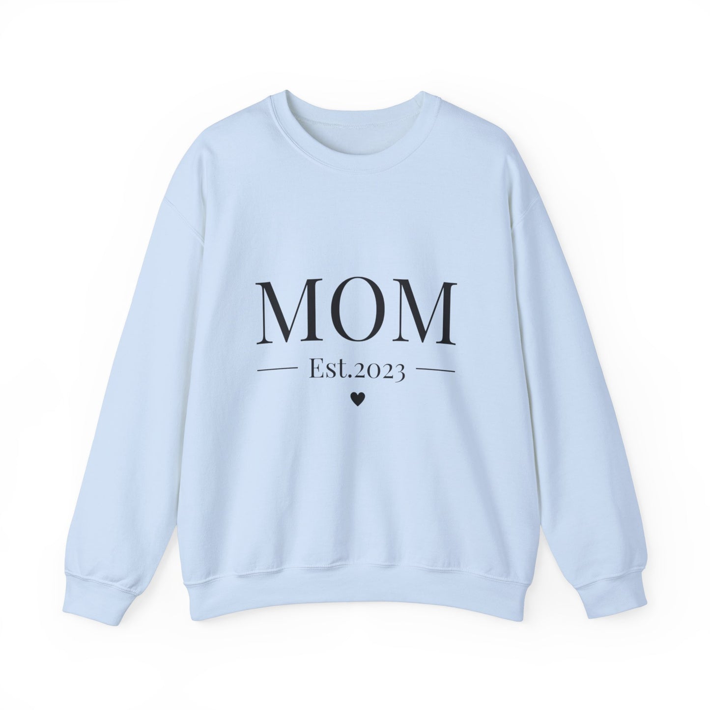 Mom Est. 2023 Crewneck Sweatshirt - Perfect Gift for New Moms