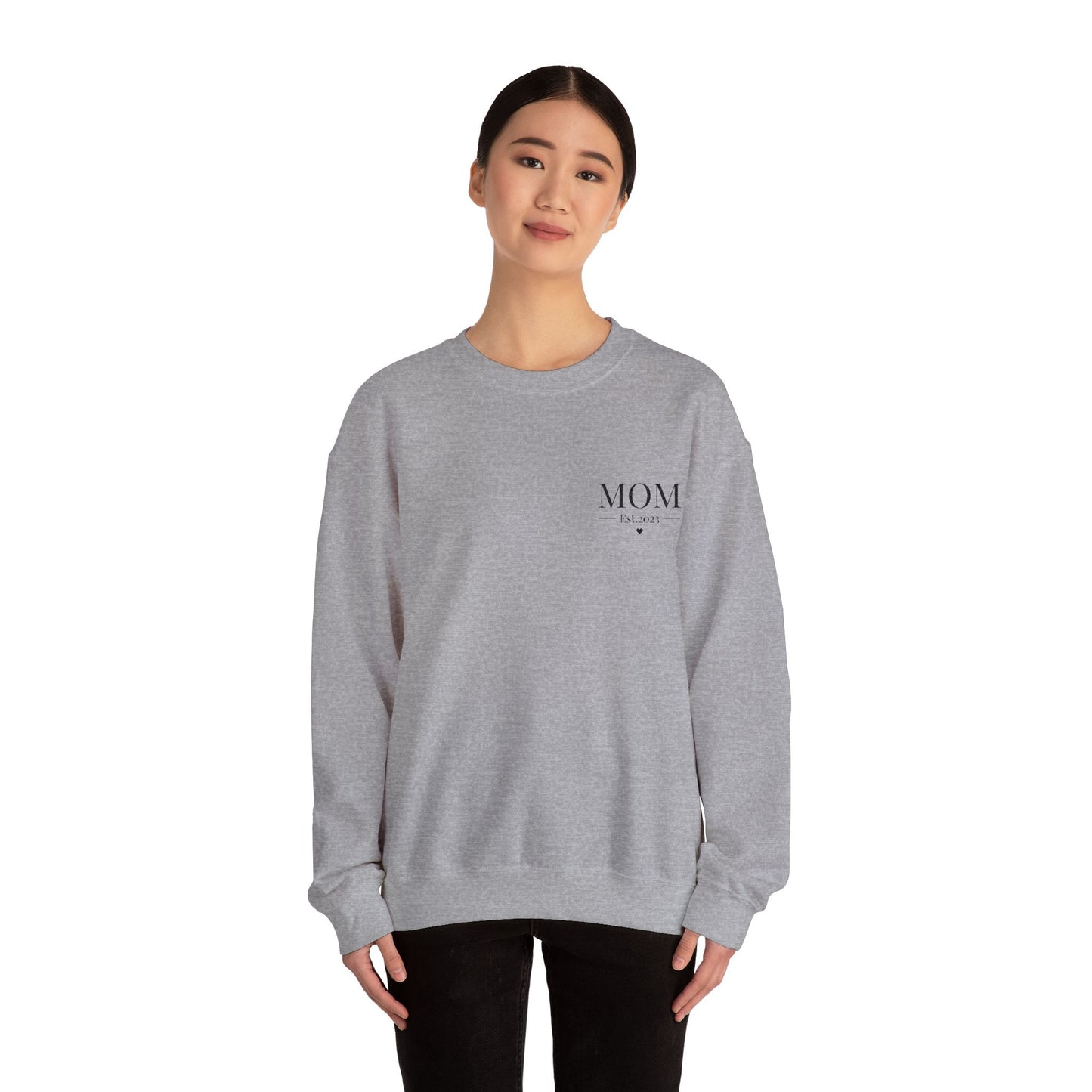 Mom Life Crewneck Sweatshirt - Cozy Unisex Pullover for Mother's Day