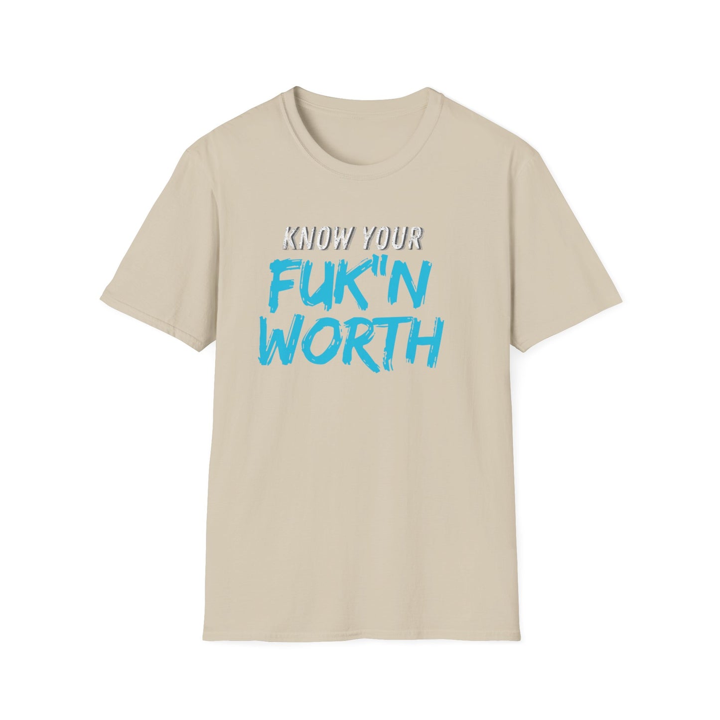 Your Worth Empowering Statement Tee, Know Your Worth Shirt, Inspirational Graphic T-Shirt, Motivational Casual Wear, Gifts for Friends, Unisex [...]