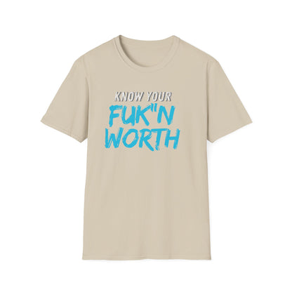 Your Worth Empowering Statement Tee, Know Your Worth Shirt, Inspirational Graphic T-Shirt, Motivational Casual Wear, Gifts for Friends, Unisex [...]