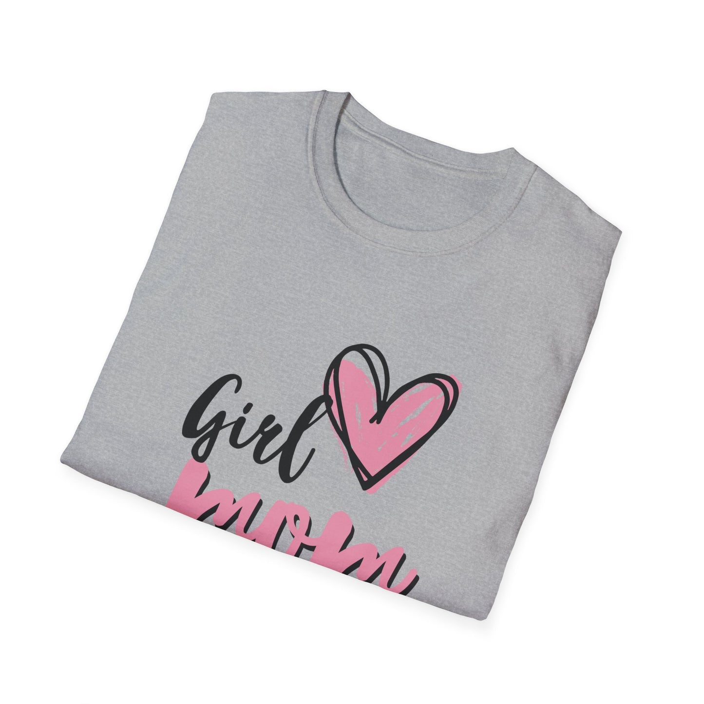 Girl Love Mom T-Shirt | Unisex Softstyle Tee for Mother's Day