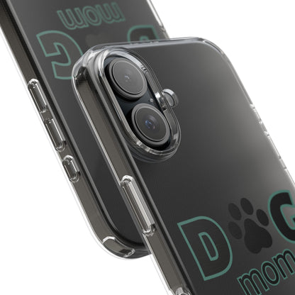 Dog Mom Clear Phone Case - Perfect Gift for Pet Lovers