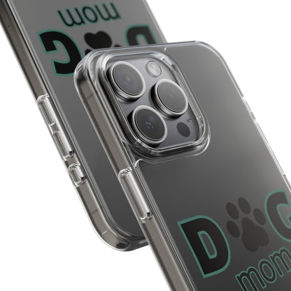 Dog Mom Clear Phone Case - Perfect Gift for Pet Lovers