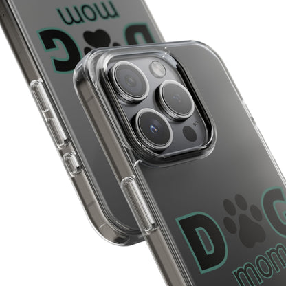 Dog Mom Clear Phone Case - Perfect Gift for Pet Lovers