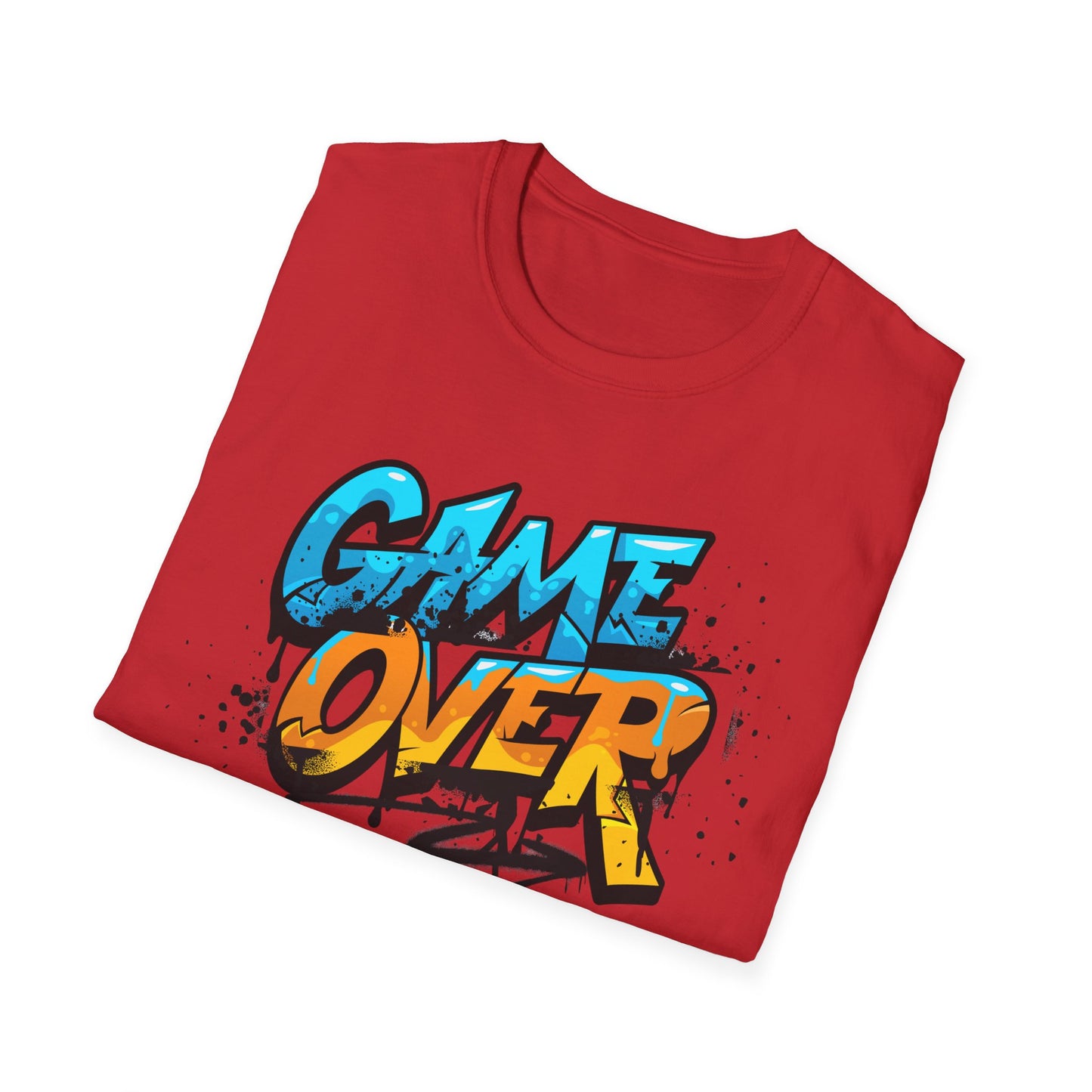 Unisex Softstyle T-Shirt - Gaming Game Over