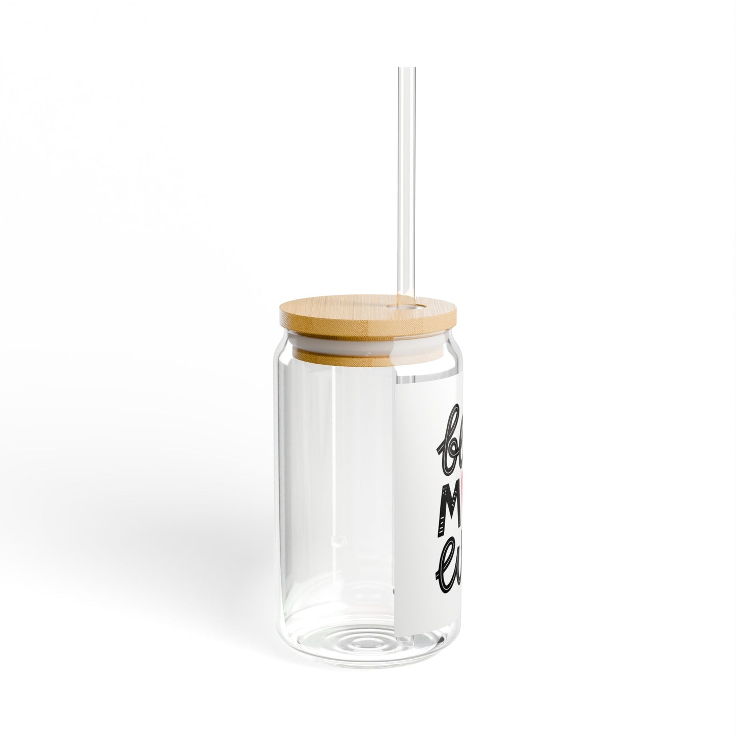 Best Mom Ever Sipper Glass, 16oz - Stylish and Eco-Friendly Drinkware for Moms