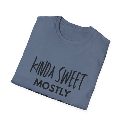 Kinda Sweet Mostly Savage Unisex T-Shirt, Funny Tee, Gift for Her, Casual Outfit, Birthday Gift, Everyday Wear