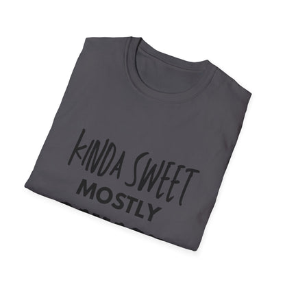 Kinda Sweet Mostly Savage Unisex T-Shirt, Funny Tee, Gift for Her, Casual Outfit, Birthday Gift, Everyday Wear