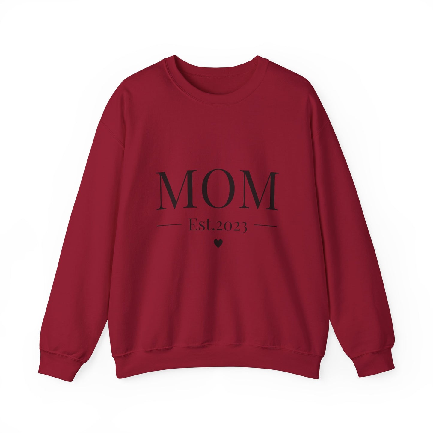 Mom Est. 2023 Crewneck Sweatshirt - Perfect Gift for New Moms