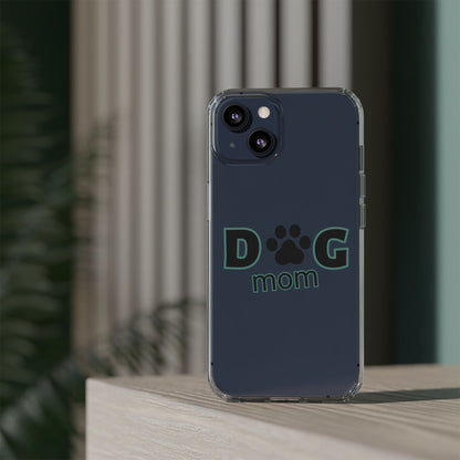 Dog Mom Clear Phone Case - Perfect Gift for Pet Lovers