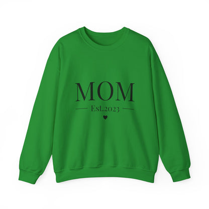 Mom Est. 2023 Crewneck Sweatshirt - Perfect Gift for New Moms
