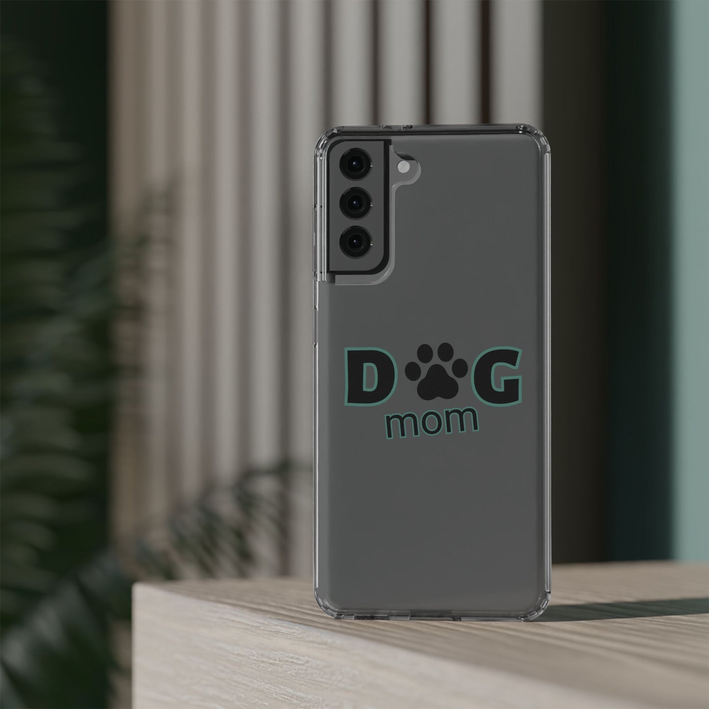 Dog Mom Clear Phone Case - Perfect Gift for Pet Lovers