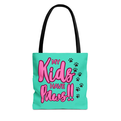 Tote Bag 13x13 My Kids Have Paws Mother