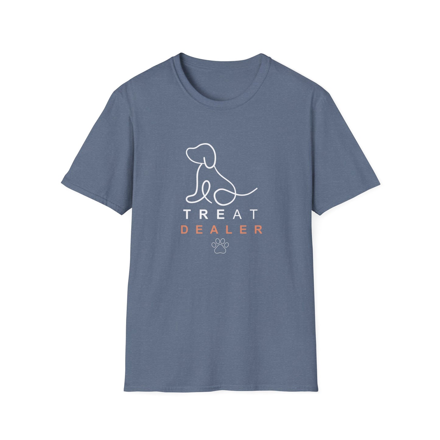 Treat Dealer Dog Lover's Unisex T-Shirt - 'Treat Dealer' Design, Pet Owner Gift, Cute Dog Apparel, Animal Lover Shirt, Dog Mom/Dad Tee, Casual Wear