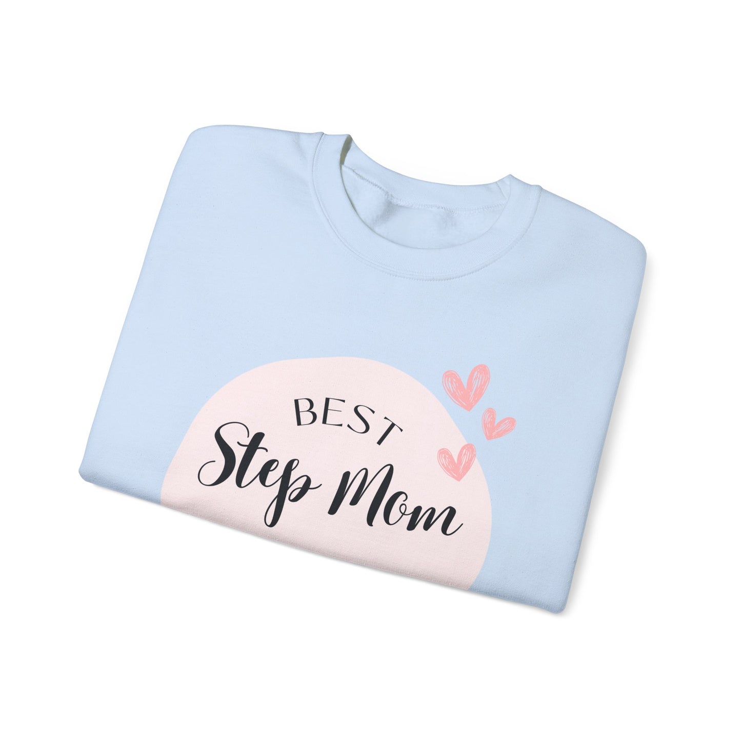 Best Step Mom Crewneck Sweatshirt – Cozy Gift for Step Moms