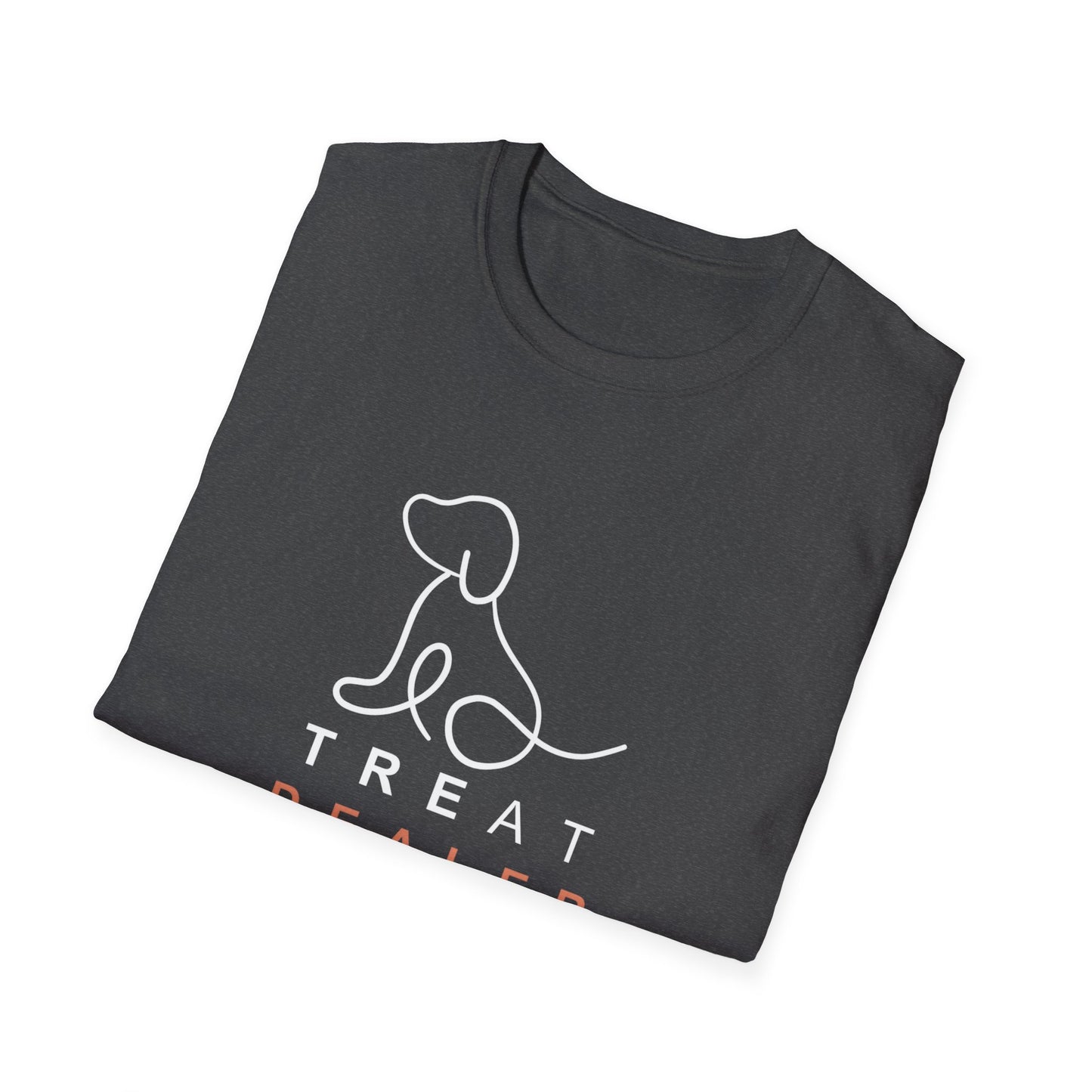 Treat Dealer Dog Lover's Unisex T-Shirt - 'Treat Dealer' Design, Pet Owner Gift, Cute Dog Apparel, Animal Lover Shirt, Dog Mom/Dad Tee, Casual Wear