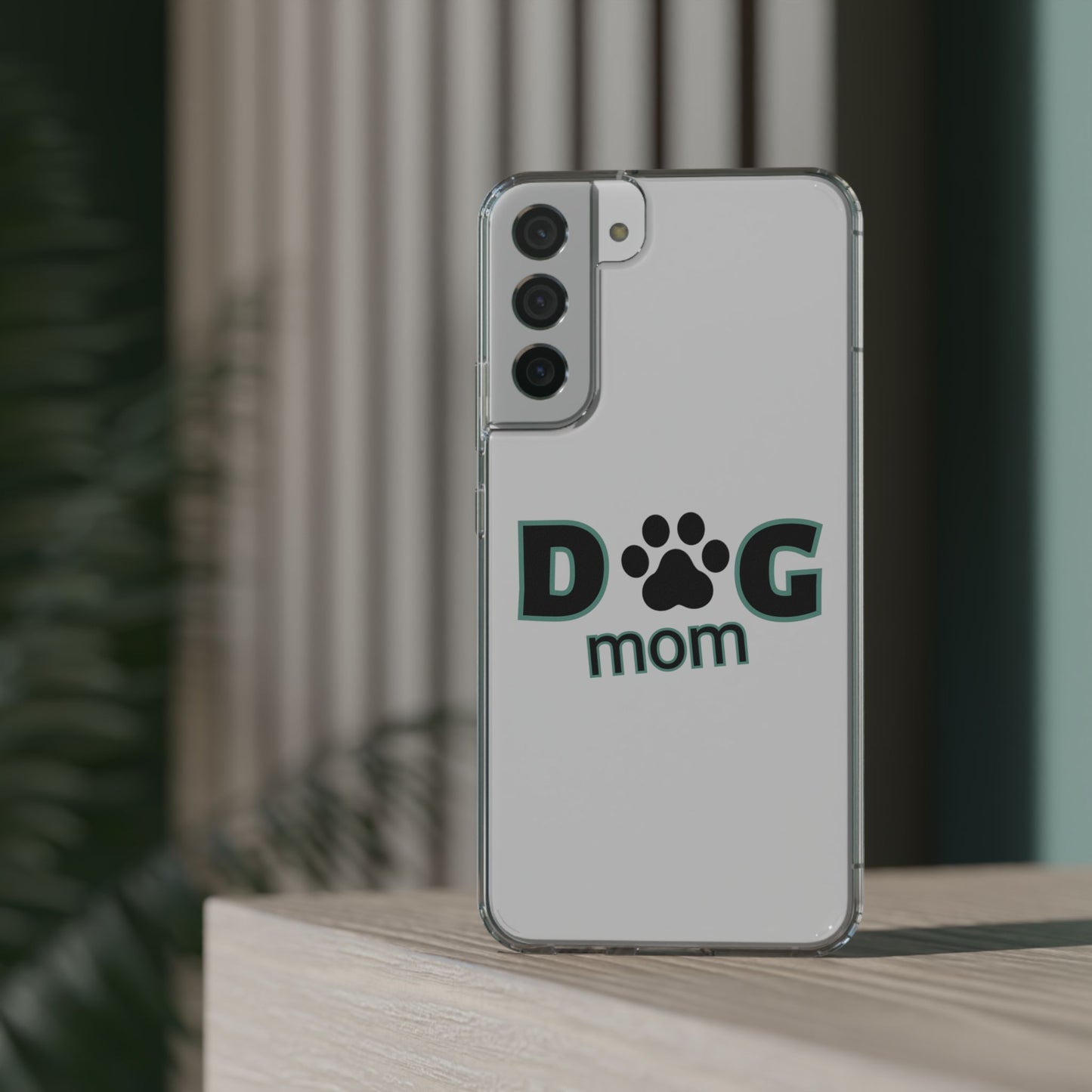 Dog Mom Clear Phone Case - Perfect Gift for Pet Lovers
