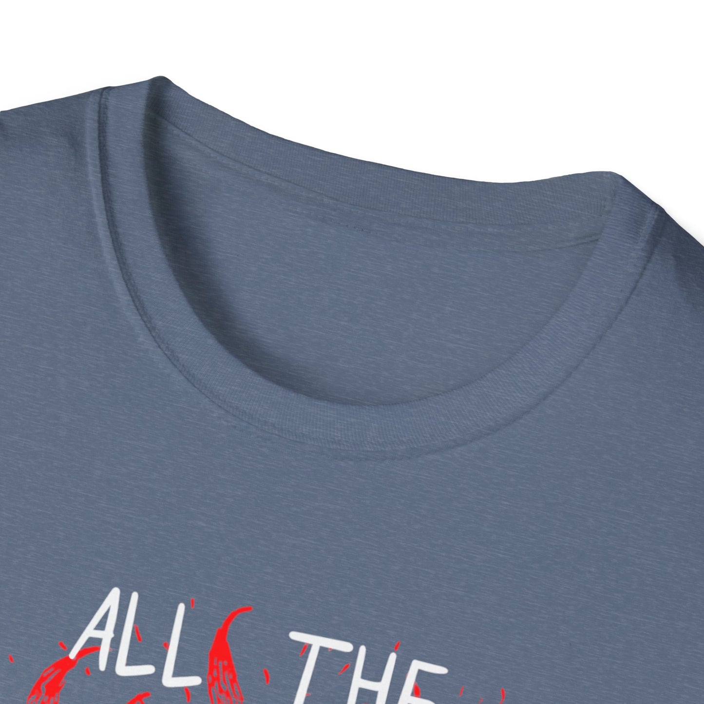 All the Good Ones Are Heart on Fire T-Shirt - Unisex Softstyle Tee with Inspirational Quote, Gift for Friends, Casual Wear, Birthday Present, Valentine's Day