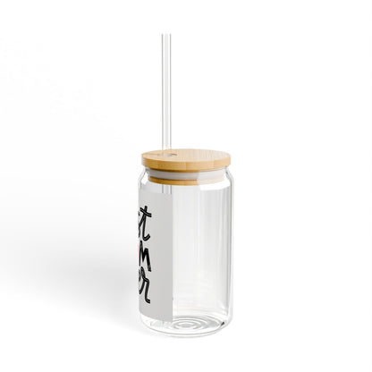 Best Mom Ever Sipper Glass, 16oz - Stylish and Eco-Friendly Drinkware for Moms