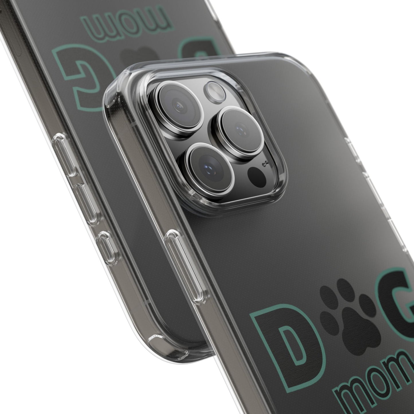Dog Mom Clear Phone Case - Perfect Gift for Pet Lovers