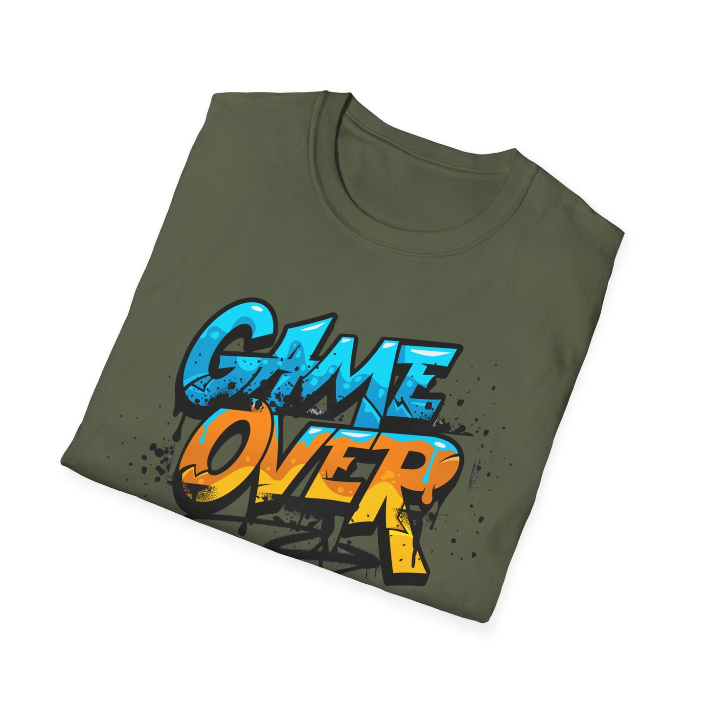 Unisex Softstyle T-Shirt - Gaming Game Over