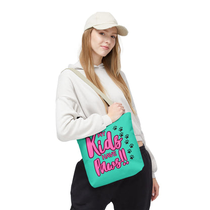 Tote Bag 13x13 My Kids Have Paws Mother
